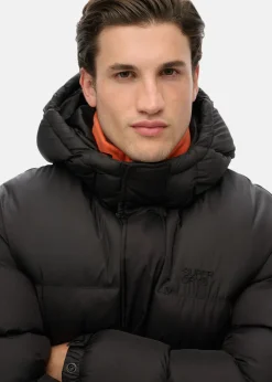 HOODED TECH PADDED JKT