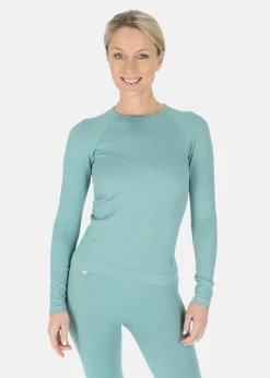Ribbed Seamless Long Sleeve W