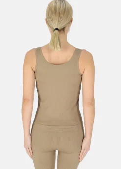 Ribbed Seamless Tank Top W