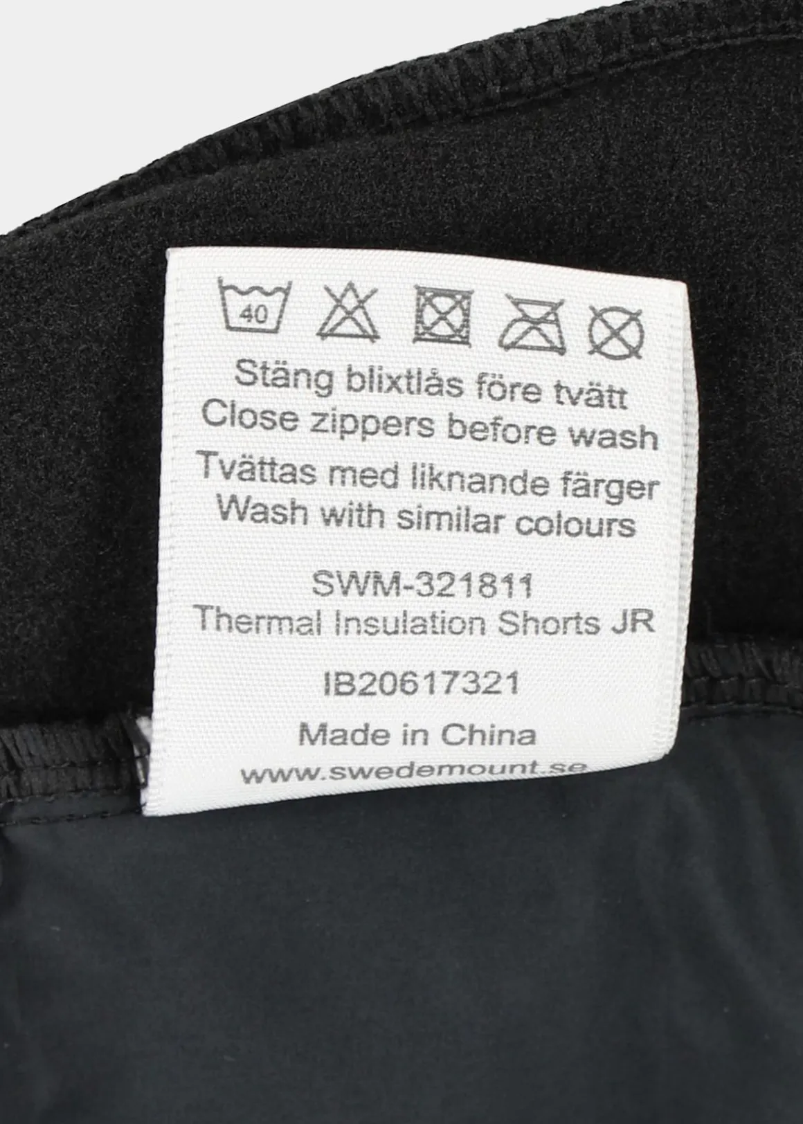Thermal Insulation Shorts JR