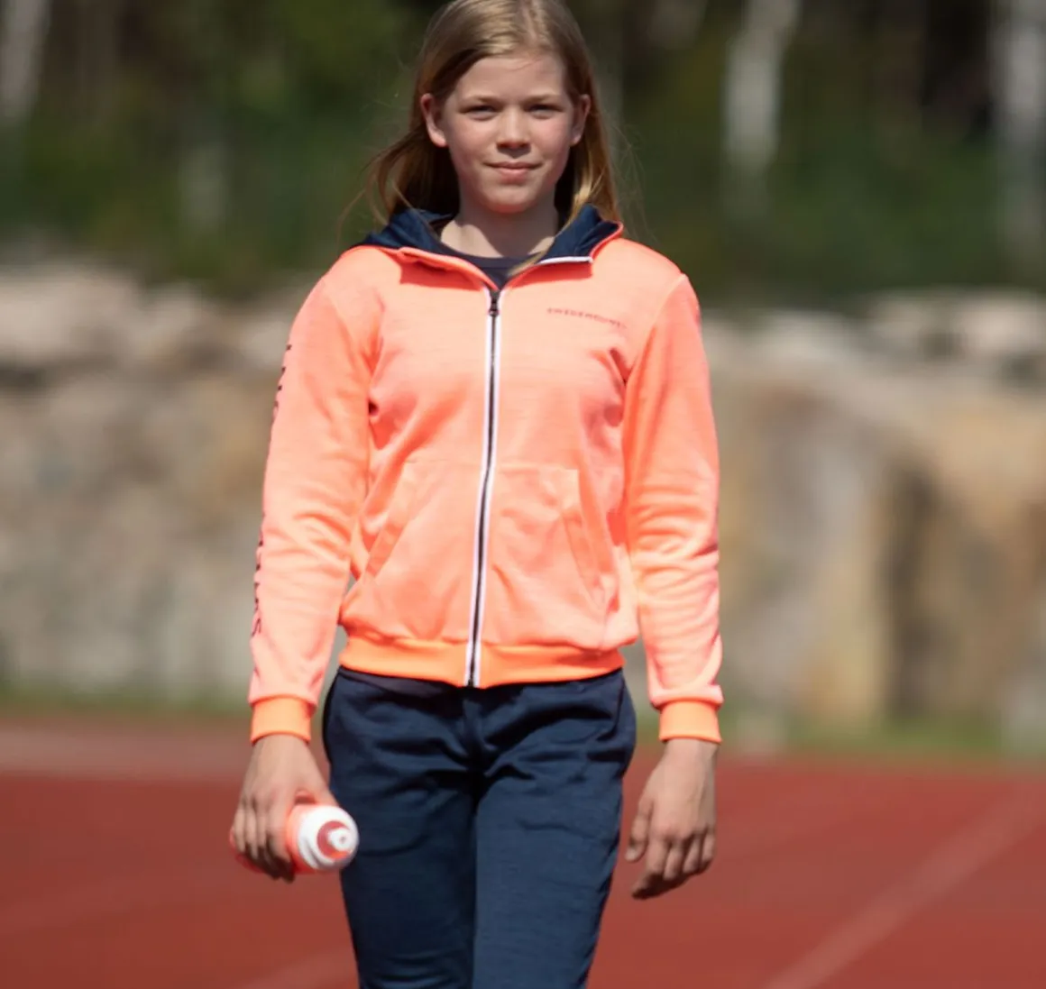 Training Logo Zip Hood JR