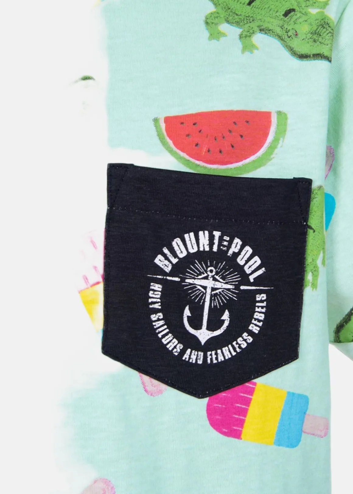 Tropical Pocket Tee JR