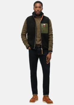 VINTAGE RETRO FLEECE GILET